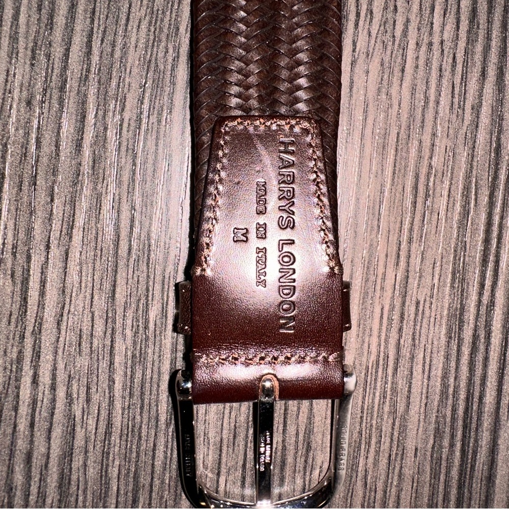 Harry's of London Black Leather Belt
